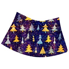 Gold And Blue Trees, Adoxali, Christmas Babydoll Tankini Top from ArtsNow.com Back