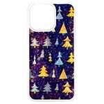 Gold And Blue Trees, Adoxali, Christmas iPhone 15 Pro Max TPU UV Print Case