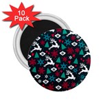 Holiday Season Pattern 2.25  Magnets (10 pack) 