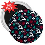 Holiday Season Pattern 3  Magnets (100 pack)