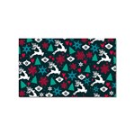 Holiday Season Pattern Sticker (Rectangular)