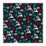 Holiday Season Pattern Medium Glasses Cloth