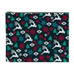 Holiday Season Pattern Cosmetic Bag (XL)