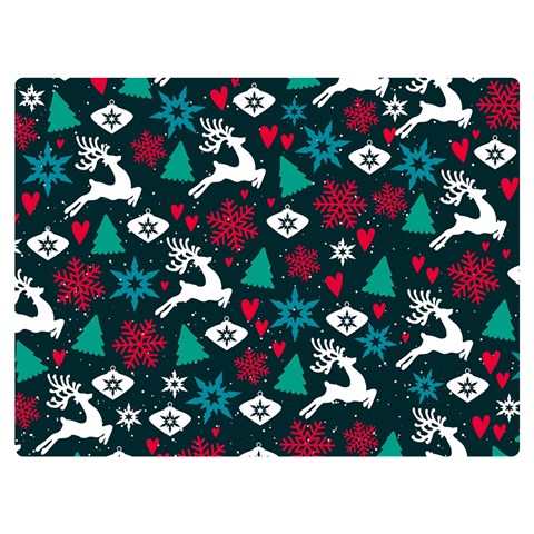 Holiday Season Pattern Premium Plush Fleece Blanket (Extra Small) from ArtsNow.com 40 x30  Blanket Front