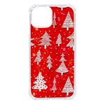 White And Red Trees, Adoxali, Christmas iPhone 14 TPU UV Print Case