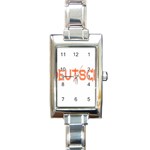 Deutsch Rectangle Italian Charm Watch