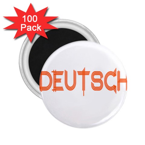 Deutsch 2.25  Magnets (100 pack)  from ArtsNow.com Front