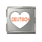 Deutsch Mega Link Heart Italian Charm (18mm)