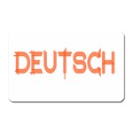 Deutsch Magnet (Rectangular)