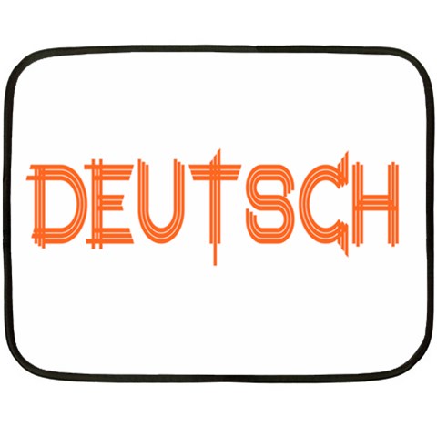 Deutsch Two Sides Fleece Blanket (Mini) from ArtsNow.com 35 x27  Blanket Back