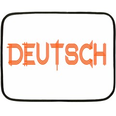 Deutsch Two Sides Fleece Blanket (Mini) from ArtsNow.com 35 x27  Blanket Back