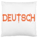 Deutsch Large Cushion Case (One Side)