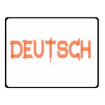 Deutsch Two Sides Fleece Blanket (Small)