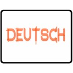 Deutsch Two Sides Fleece Blanket (Large)