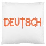 Deutsch Large Premium Plush Fleece Cushion Case (One Side)