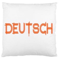 Deutsch Large Premium Plush Fleece Cushion Case (Two Sides) from ArtsNow.com Front