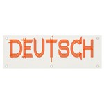 Deutsch Banner and Sign 6  x 2 