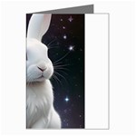 White bunny Greeting Cards (Pkg of 8)