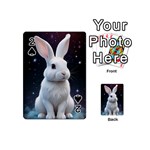 White bunny Playing Cards 54 Designs (Mini)