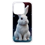 White bunny iPhone 14 Pro TPU UV Print Case