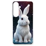 White bunny Samsung Galaxy S24 Ultra 6.9 Inch TPU UV Case