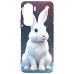 White bunny Samsung Galaxy S24 Plus 6.7 Inch Black TPU UV Case