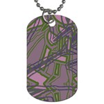 Vibrant Collage Vibes Print Dog Tag (Two Sides)