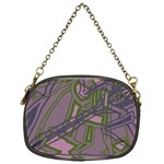 Vibrant Collage Vibes Print Chain Purse (One Side)