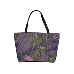 Vibrant Collage Vibes Print Classic Shoulder Handbag from ArtsNow.com Front