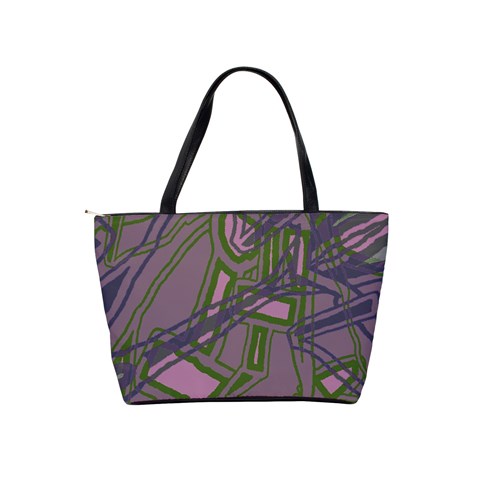 Vibrant Collage Vibes Print Classic Shoulder Handbag from ArtsNow.com Back