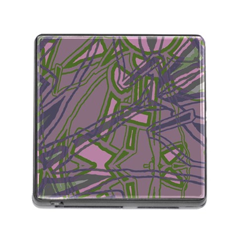 Vibrant Collage Vibes Print Memory Card Reader (Square 5 Slot) from ArtsNow.com Front