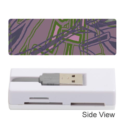 Vibrant Collage Vibes Print Memory Card Reader (Stick) from ArtsNow.com Front