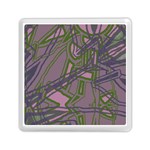 Vibrant Collage Vibes Print Memory Card Reader (Square)