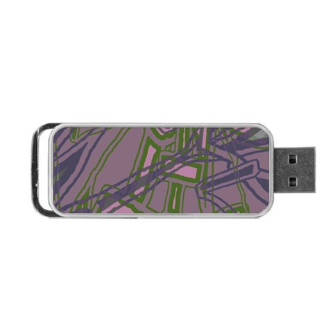 Vibrant Collage Vibes Print Portable USB Flash (Two Sides) from ArtsNow.com Back