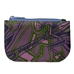 Vibrant Collage Vibes Print Large Coin Purse