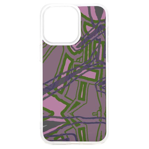 Vibrant Collage Vibes Print iPhone 15 Plus TPU UV Print Case from ArtsNow.com Front