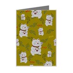 Super Lucky Cat Mini Greeting Card