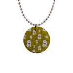 Super Lucky Cat 1  Button Necklace