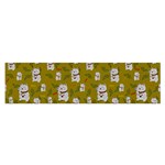 Super Lucky Cat Scaled Oblong Satin Scarf (16  x 60 )