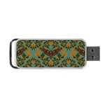 Day Of The Death Moth Portable USB Flash (One Side)