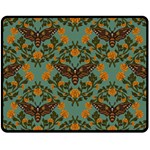 Day Of The Death Moth Two Sides Fleece Blanket (Medium)