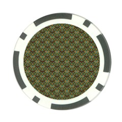 Day Of The Death Moth Scaled Poker Chip Card Guard (10 pack) from ArtsNow.com Front