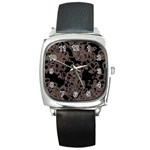 Venomous Elegance  Square Metal Watch