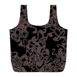 Venomous Elegance  Full Print Recycle Bag (L)