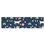 Dogs Oblong Satin Scarf (16  x 60 )