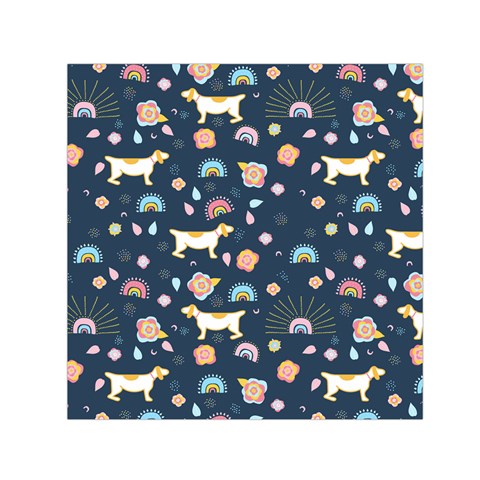 Dogs Square Satin Scarf (30  x 30 ) from ArtsNow.com Front