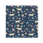 Dogs Square Satin Scarf (30  x 30 )