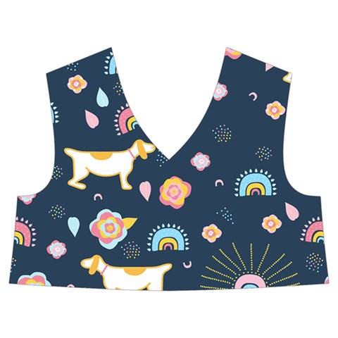 Dogs Kids  Midi Sailor Dress from ArtsNow.com Front Top