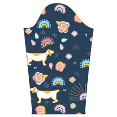 Dogs Kids  Long Sleeve Velvet Lounge Robe from ArtsNow.com Sleeve Left