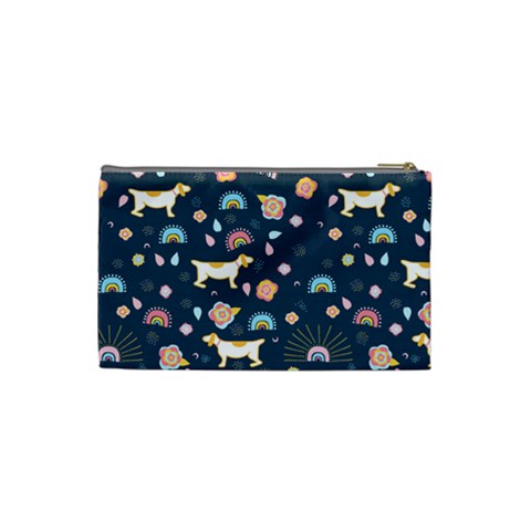 Dogs Cosmetic Bag (Small) from ArtsNow.com Back